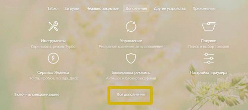 Как искать и устанавливать расширения в Яндекс Браузере