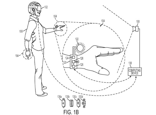 Sony запатентовала контроллеры-перчатки для виртуальной реальности