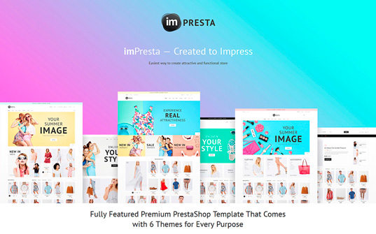 imPresta - многоцелевой PrestaShop шаблон