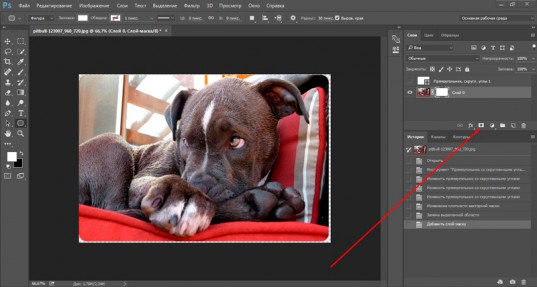 Как быстро сделать закругленные углы картинки, фотографии и любого другого объекта в Photoshop