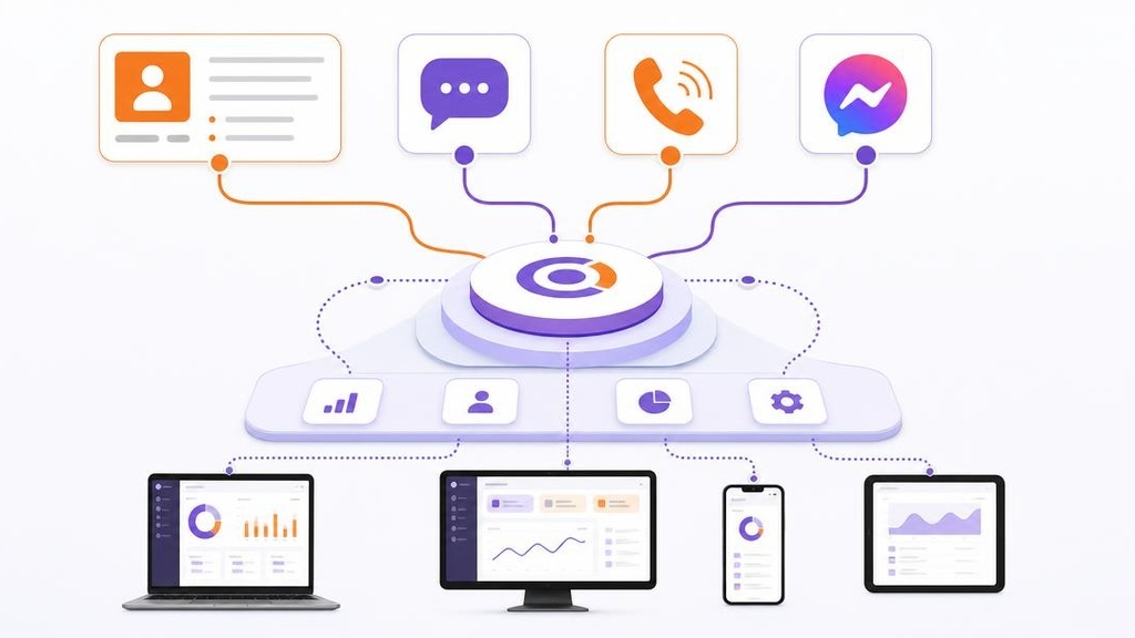 Интеграция CRM, чата и IP-телефонии в одну систему