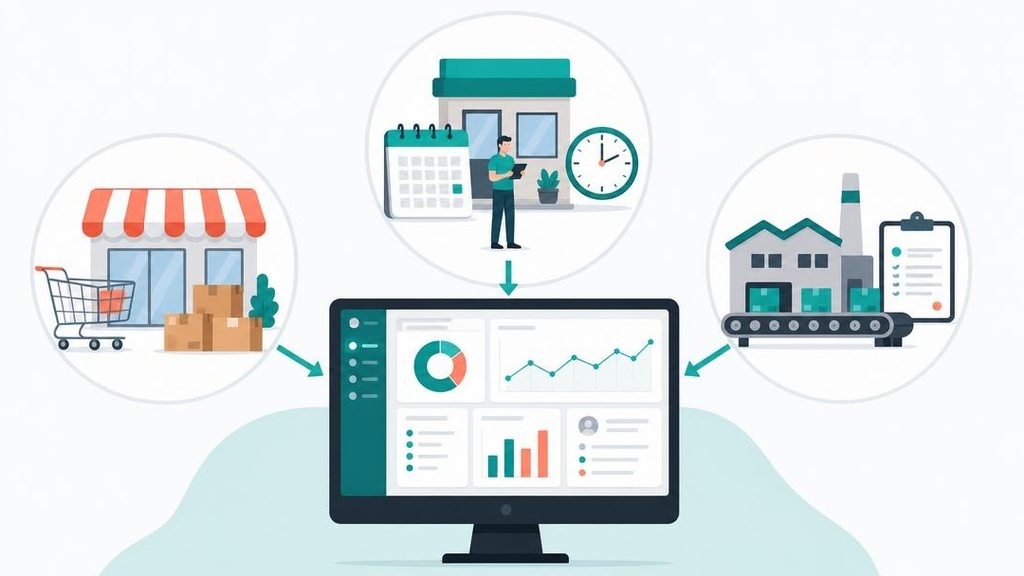 CRM для розницы, услуг и производства - разные сценарии внедрения
