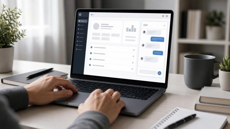 Установка кода чата на сайт WordPress: плагин и футер