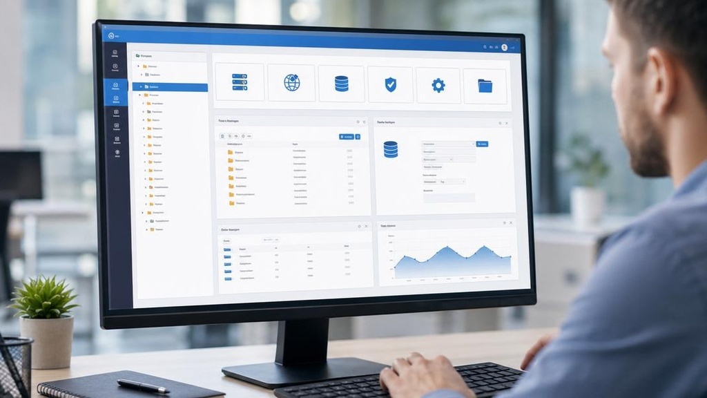 Панель управления ISPmanager на хостинге - интерфейс администратора