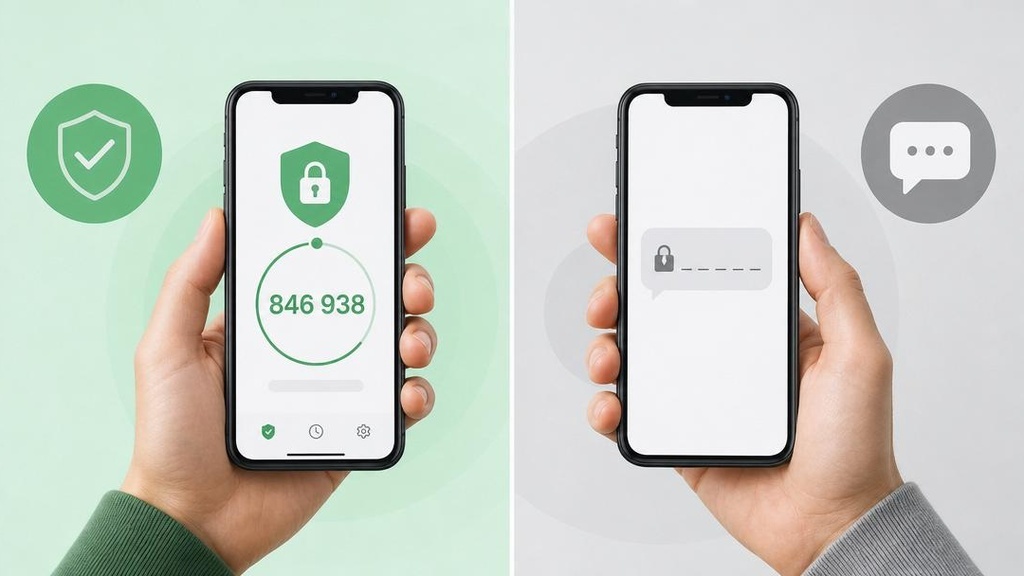 методы второго фактора - приложение аутентификатор и SMS-код